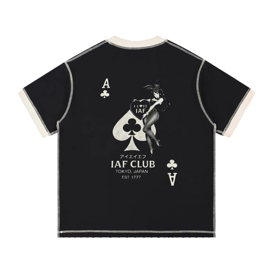 IAF Club Stitched Cotton T-Shirt