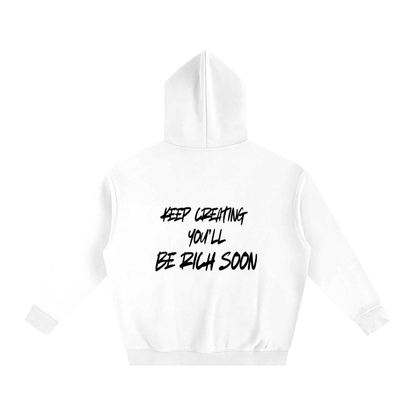 Re-Imagined “I AM FASHION” Fleeced Hoodie
