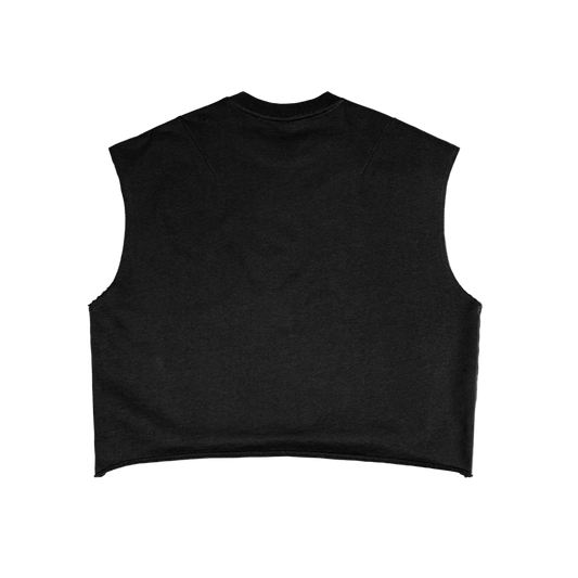 IAF calligraphy French Terry Boxy Tank Top