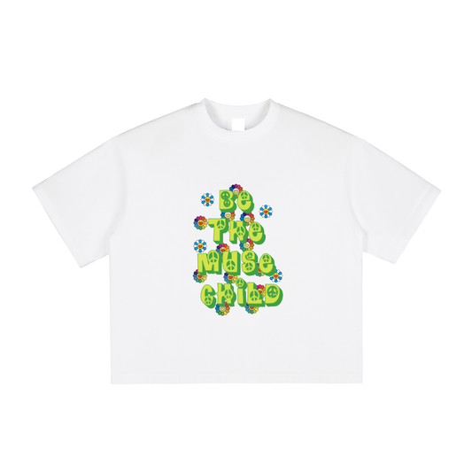 Re-Imagined Vintage "Be the Muse Child" Boxy T-Shirt