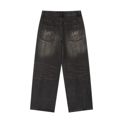"IAF" Vintage Wash Heavyweight Denim Jeans