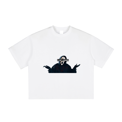 Re-Imagined Vintage "Idk" Ghostface Boxy T-Shirt