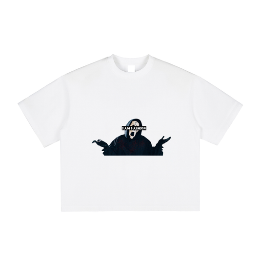 Re-Imagined Vintage "Idk" Ghostface Boxy T-Shirt